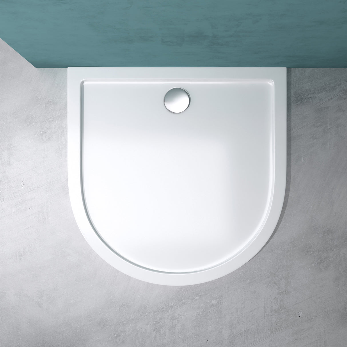 glasvilla Duschtasse Duschwanne de Acrílico Forma: Semicírculo Faro4