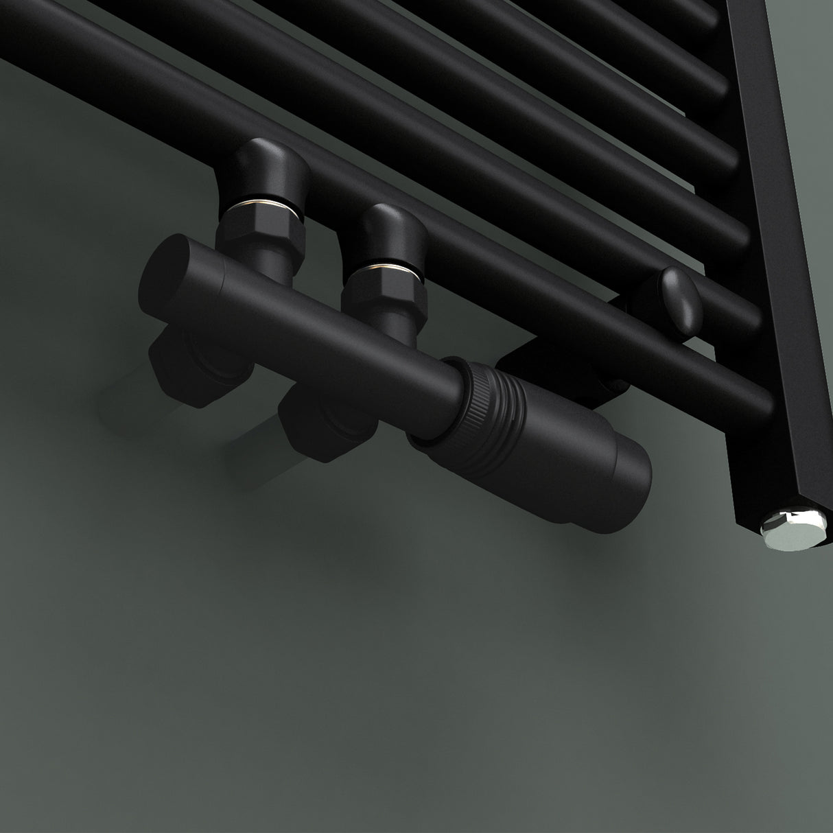 ventil de radiador glasvilla inkl. -regler con ajuste de temperatura 6° - 28° válvula termostática