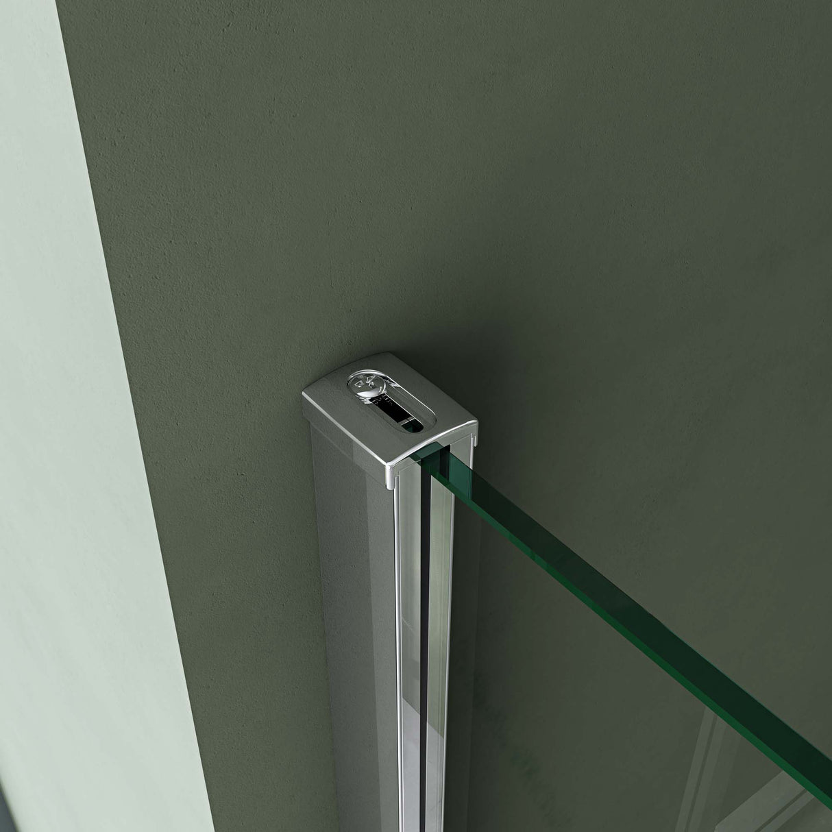 galsvilla Eckeinstieg Duschkabine Duschabtrennung Klarglas 6mm ESG-Sicherheitsglas & Lotuseffekt 2 Pendeltüren R01k