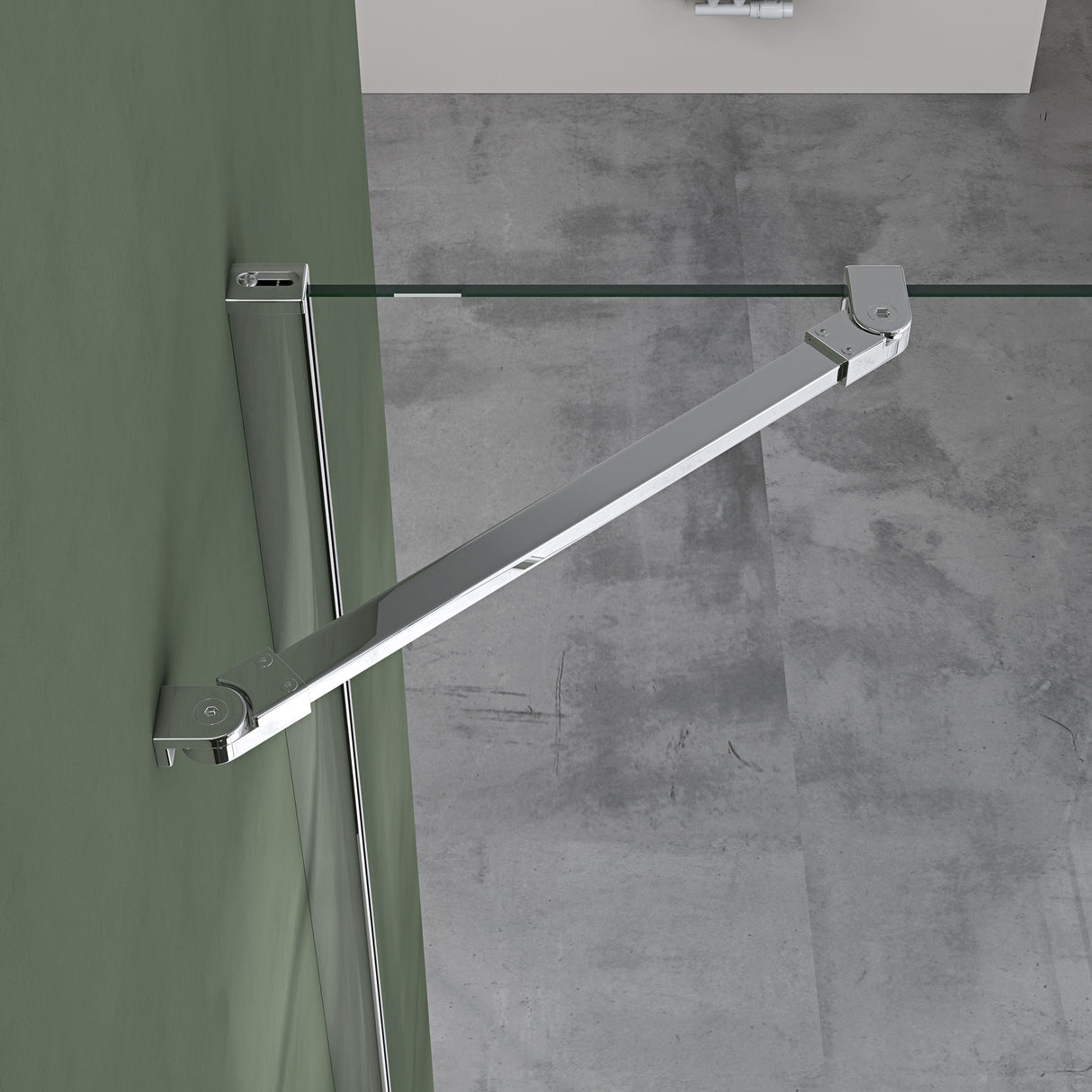 cabina de ducha glasvilla, mampara de ducha 6mm de vidrio de seguridad ESG con efecto loto y recubrimiento nano repelente de suciedad, ducha de vidrio real R04k