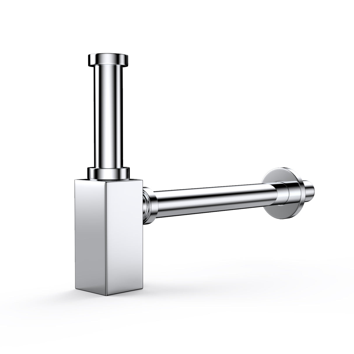 glasvilla Ablaufgarnitur für Waschbecken und Waschtisch Geruchsverschluss, Material: Messing, Anschlussgewinde