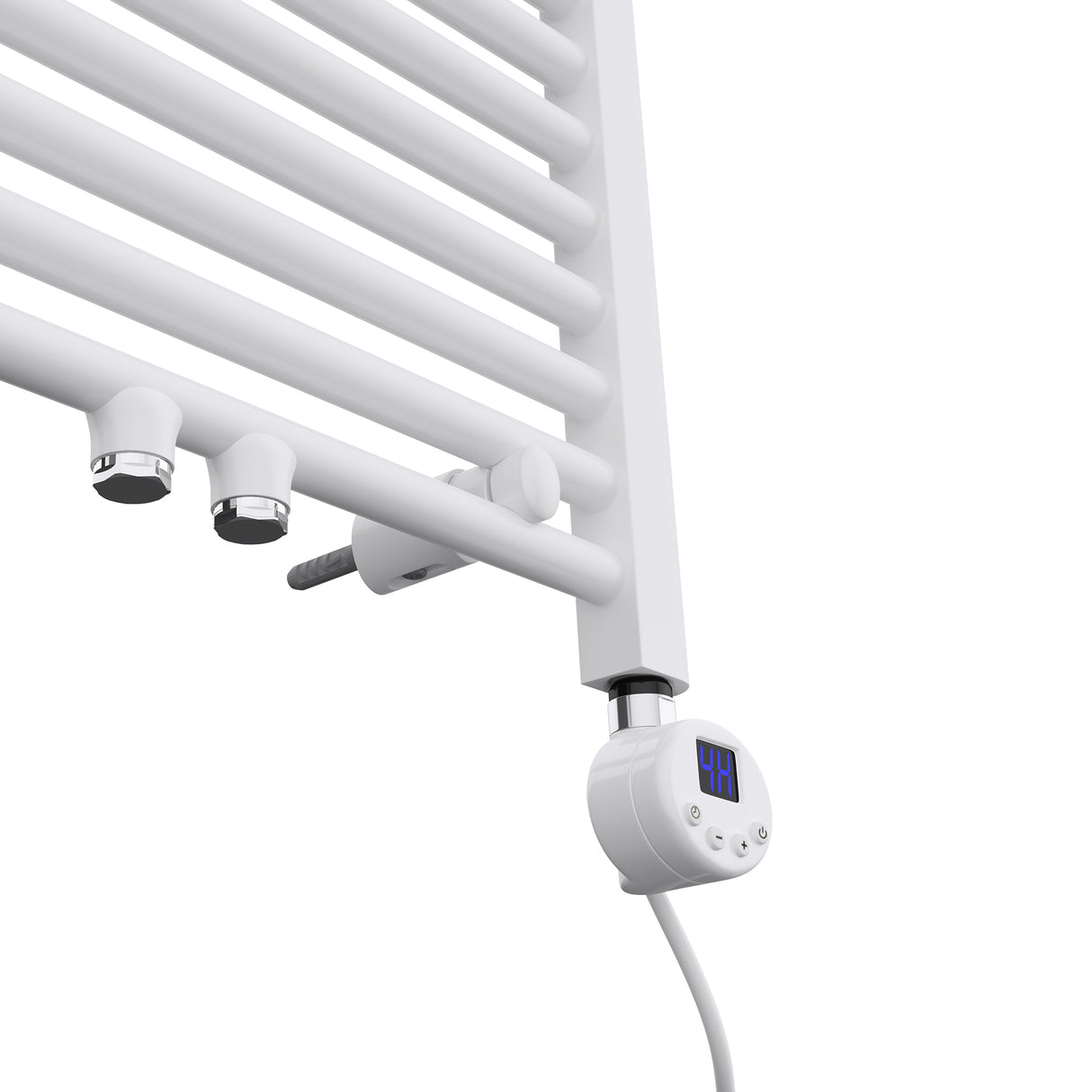 glasvilla Heizstab con termostato electrocalentador con pantalla LCD cartucho calefactor de acero inoxidable elemento calefactor para radiadores de baño calefacciones toalleros