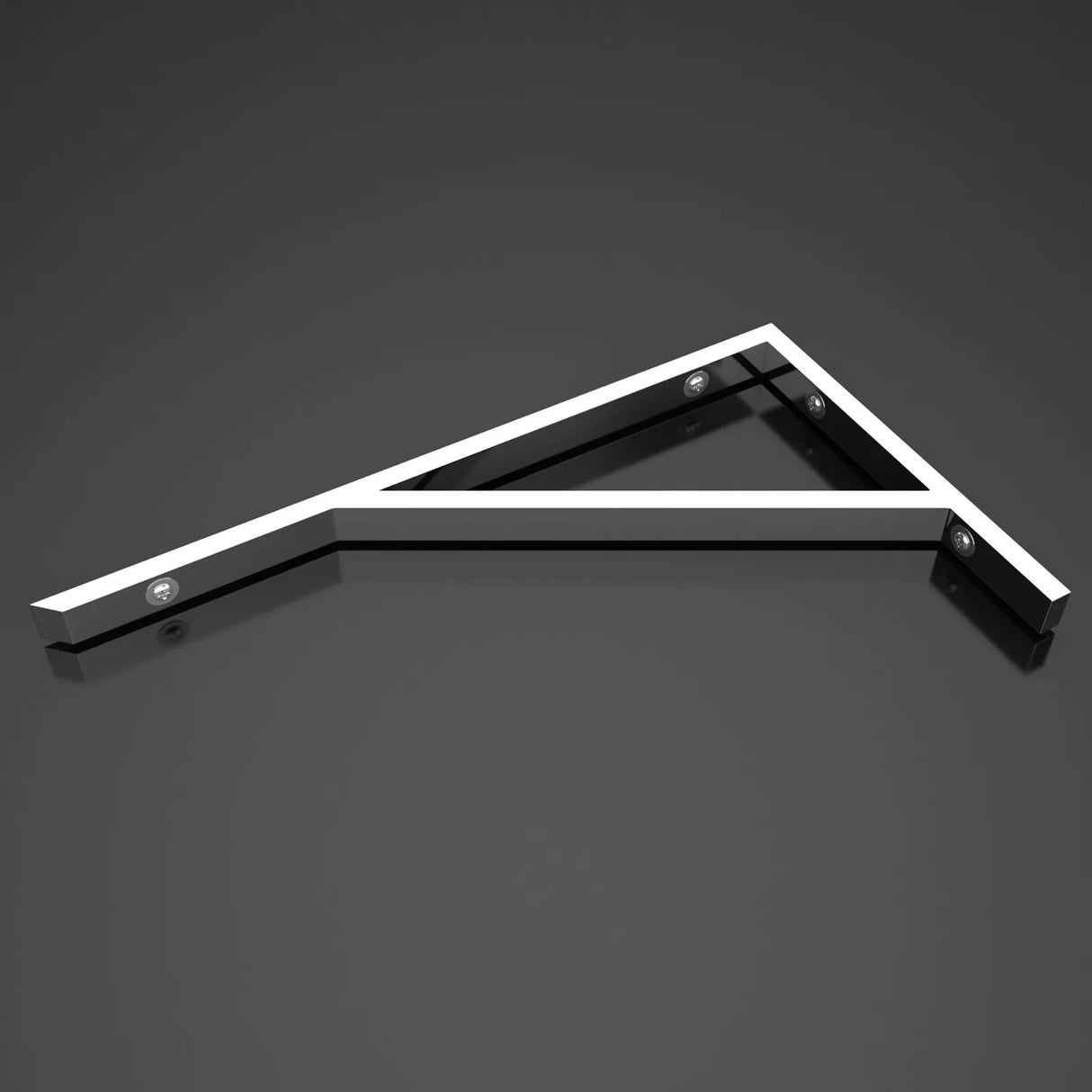 glasvilla Design Consola de Pared de Acero Inoxidable Soporte para Lavabo WH02