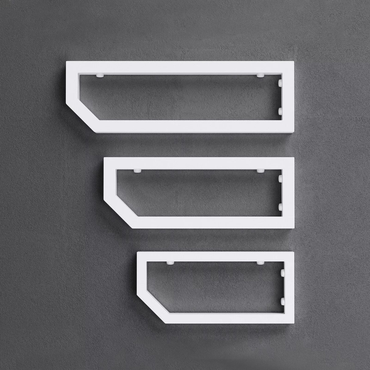 glasvilla Design Consola de Pared de Acero Inoxidable Soporte para Lavabo WH03