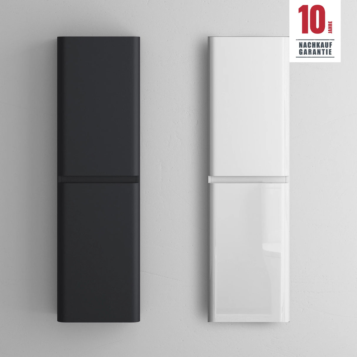 glasvilla armario lateral armario de baño con 2 puertas y 4 compartimentos BxT: 35x20 cm armario alto estantería de baño armario multiusos Lucca