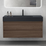 glasvilla Badmöbel Set Badezimmermöbel 120cm Waschbecken Waschtisch mit Unterschrank Deep