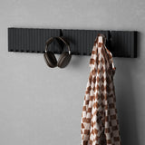 Glasvilla Design – Perchero de pared de madera con 7 ganchos magnéticos abatibles Twigro-01