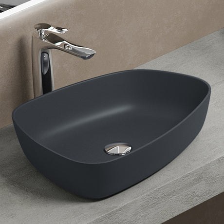glasvilla Waschbecken mineralguss Aufsatzwaschbecken Waschtisch Waschplatz Waschschale Col826