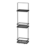 glasvilla Badezimmerregal stehend Badregal Standregal 3-stöckige aus Metall Badezimmerablage schmales Regal 18x12,5x67,3 cm Reglo-02