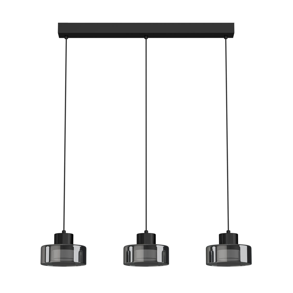 glasvilla Pendelleuchte LED Hängelampe 3000K/4000K/6000K Verstellbares Kabel Schwarz Hängeleuchte für Esszimmer Wohnzimmer Schlafzimmer