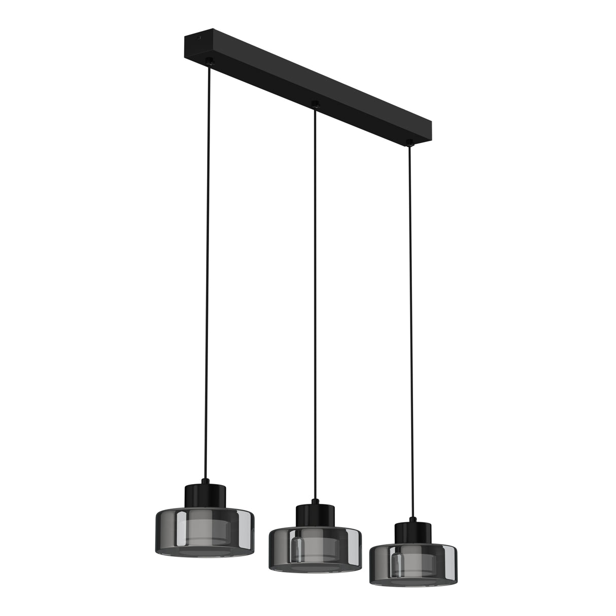glasvilla Pendelleuchte LED Hängelampe 3000K/4000K/6000K Verstellbares Kabel Schwarz Hängeleuchte für Esszimmer Wohnzimmer Schlafzimmer