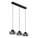 glasvilla Pendelleuchte LED Hängelampe 3000K/4000K/6000K Verstellbares Kabel Schwarz Hängeleuchte für Esszimmer Wohnzimmer Schlafzimmer