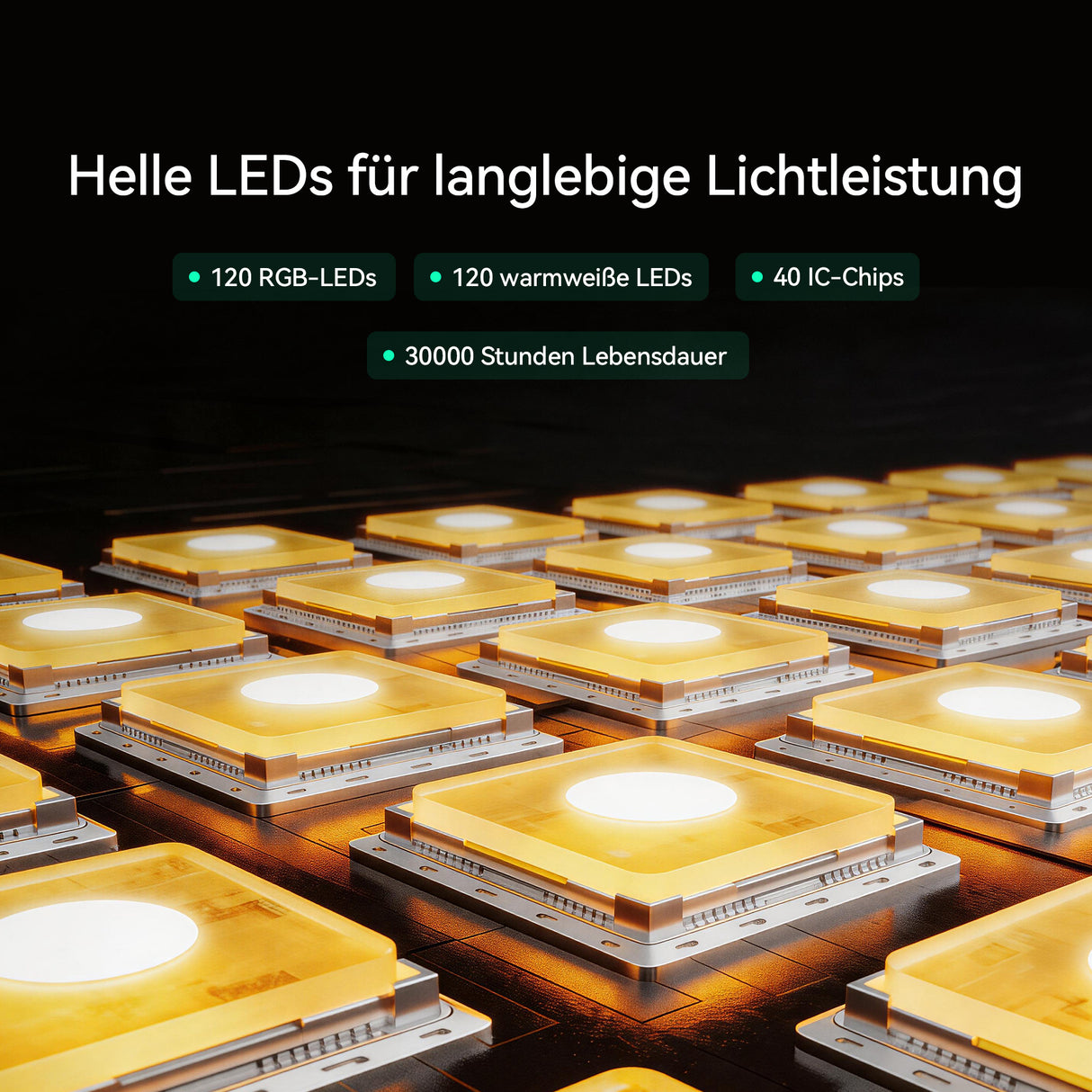 glasvilla Stehlampe Wohnzimmer Dimmbar, RGBICWW Stehlampe mit reinem Warmweiß & 16 Millionen Farben, App & Fernbedienung, Musik-Sync, 270° Licht, Timer, für Schlafzimmer Gaming, Lineora-01