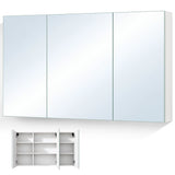 glasvilla Armoire de Toilette avec Portes Miroir | Armoire de Salle de Bain Murale | Miroir de Salle de Bain Armoire Miroir Spiegelschrank-02