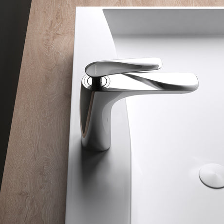 Glasvilla Grifería para Lavabo Monomando | Diseño Elegante | Alta Calidad | WAM-7201