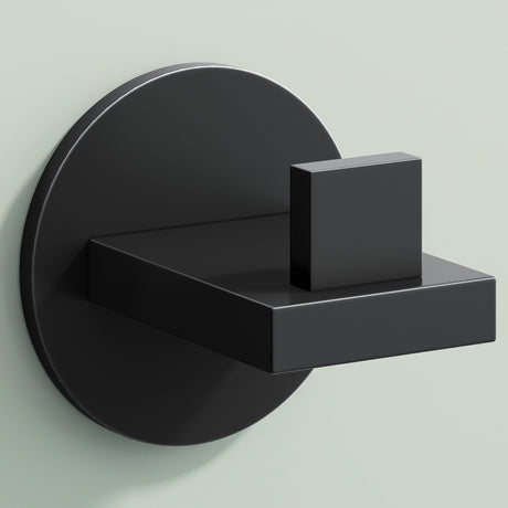 Glasvilla Design – Ganchos de pared de acero inoxidable Stalo-08 / Stalo-09 con montaje adhesivo o atornillado