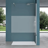 glasvilla Duschwand für Dusche Duschabtrennung Walk-In Dusche ESG-Sicherheitsglas 8mm NANO Glas BRAM1 & BRAM3 Bremen1MS