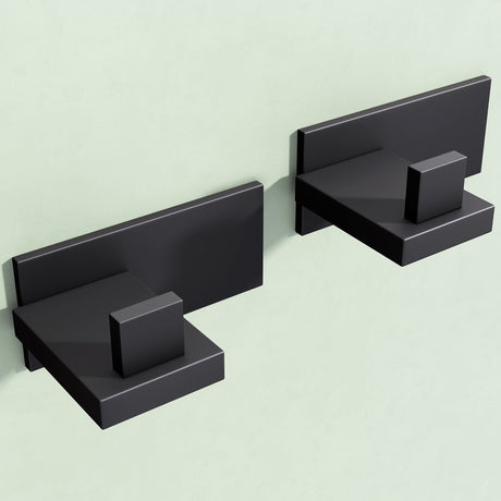 Glasvilla Design – Ganchos de pared de acero inoxidable Stalo-06 / Stalo-07 con montaje adhesivo o atornillado