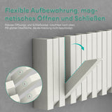 Glasvilla Design – Perchero de pared de madera con 7 ganchos magnéticos abatibles Twigro-01