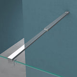 glasvilla Duschwand für Dusche Duschabtrennung Walk-In ESG-Sicherheitsglas 10mm NANO Glas BRAM1&3 Bremen2DM