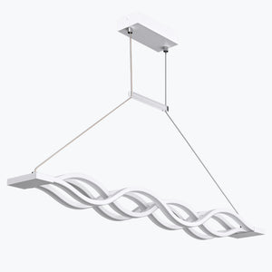 glasvilla Suspension LED Lampe Suspendue Dimmable avec Télécommande Câble Réglable pour Salle À Manger Salon Chambre