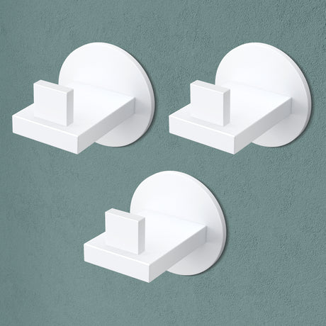 Glasvilla Design – Ganchos de pared de acero inoxidable Stalo-08 / Stalo-09 con montaje adhesivo o atornillado