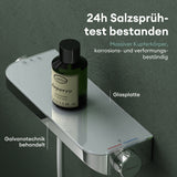 glasvilla Termostato Grifo de Bañera con Ducha de Mano Grifo de Bañera Termostato de Bañera 4 Tipos de Chorro Grifo de Pared para Bañera de Latón incl. Manguera de Ducha Sistema de Ducha8