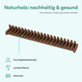 Glasvilla Design – Perchero de pared de madera con 7 ganchos magnéticos abatibles Twigro-01