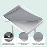 glasvilla  Porta Carta Igienica da Terra con Mensola 16x12x52cm, Porta Rotolo di Carta Igienica in Acciaio al Carbonio con Rivestimento Impermeabile e Antiruggine, Senza Installazione Reglo-04