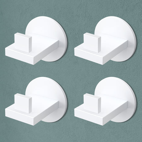 Glasvilla Design – Ganchos de pared de acero inoxidable Stalo-08 / Stalo-09 con montaje adhesivo o atornillado