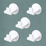 Glasvilla Design – Ganchos de pared de acero inoxidable Stalo-08 / Stalo-09 con montaje adhesivo o atornillado