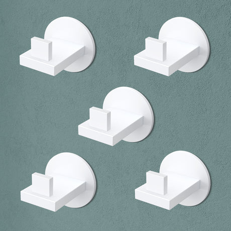 Glasvilla Design – Ganchos de pared de acero inoxidable Stalo-08 / Stalo-09 con montaje adhesivo o atornillado