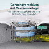 glasvilla Dusche Ablaufgarnitur für Duschwanne Duschtasse Abfluss Ablauf Siphon