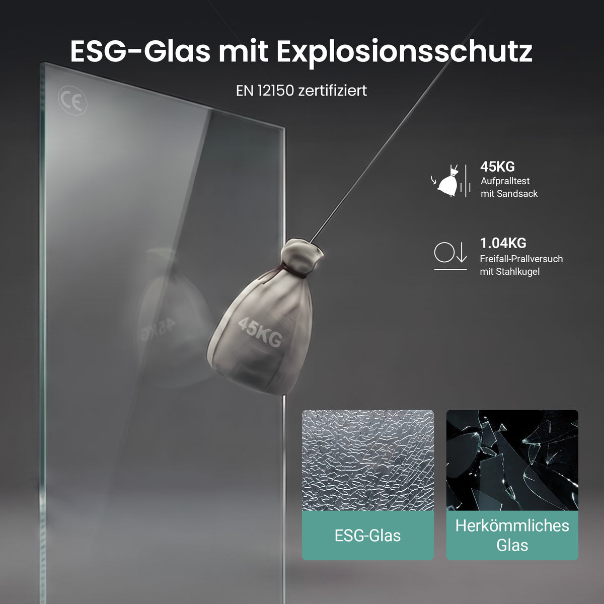 glasvilla Duschkabine Eckeinstieg  mit Schiebetür nach innen, Eckdusche Duschabtrennung 195cm Höhe, 6mm ESG-Sicherheitsglas Nano-Beschichtung Ravenna69K