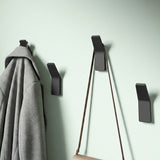 glasvilla Kleiderhaken Garderobenhaken 4 Stück, Wandhaken zum Bohren oder Kleben für Schlafzimmer, Badezimmer, Kleiderschrank, Wohnzimmer Stalo-13