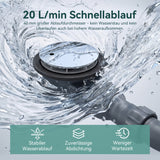 glasvilla Dusche Ablaufgarnitur für Duschwanne Duschtasse Abfluss Ablauf Siphon
