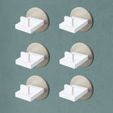 Glasvilla Design – Ganchos de pared de acero inoxidable Stalo-08 / Stalo-09 con montaje adhesivo o atornillado