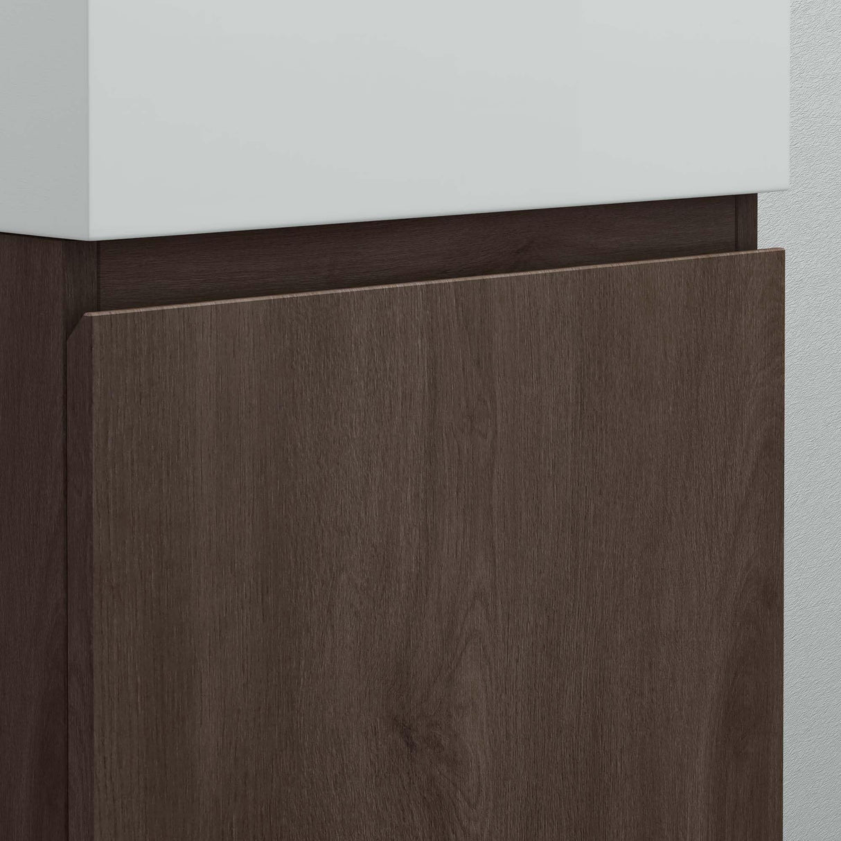 glasvilla Badmöbelset Badezimmermöbel bestehend aus Waschbecken Weiß und Waschbeckenunterschrank BTH: 46x26x63cm Pisa02