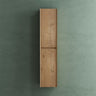 glasvilla Hochschrank Allzweckschrank Badschrank Badezimmerschrank mit 2 Türen und 6 Fächern Badregal für mehrere Funktionen BTH: 35x30x160 cm Rimo