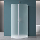 glasvilla Duschkabine U Form Dusche halbkreis 6mm ESG-Sicherheitsglas mit Easy-Clean Nano-Beschichtung Ravenna03