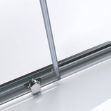 glasvilla Duschkabine mit Doppel-Schiebetür Duschtür Eckeinstieg Echtglas Lotuseffekt 6mm ESG-Sicherheitsglas Ravenna16MS