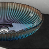 glasvilla Lavabo da Appoggio in Vetro Lavandino Bagno da Appoggio in Vetro Ovale