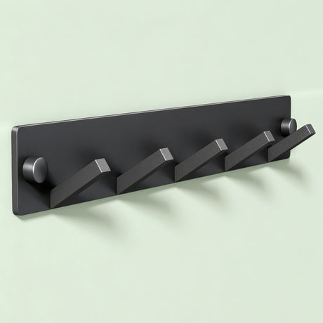 Glasvilla Design Perchero de Pared con Ganchos Plegables Stalo-04+05 – Aluminio Moderno y Minimalista