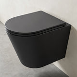 glasvilla Spülrandlos Wand WC Hänge WC Spülrandloses Toilette Softclose WC-Sitz Aachen108