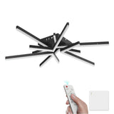 glasvilla Plafoniera LED Soffitto 71W, Lampadario LED Soffitto 3000K - 6400K Illuminazione a Soffitto Moderna per Camera da Letto Sala Cucina Bagno Corridoio, Nero Sabbia, Alivetta25038