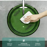 Lavabo Sobre Encimera Glasvilla Coloria01  Resina Translúcida Redonda (40 cm)