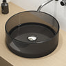 Lavabo Sobre Encimera Glasvilla Coloria01  Resina Translúcida Redonda (40 cm)
