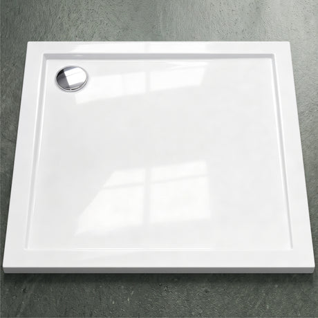 glasvilla Duschwanne Duschtasse aus hochwertigem Acryl Quadratisch Faro