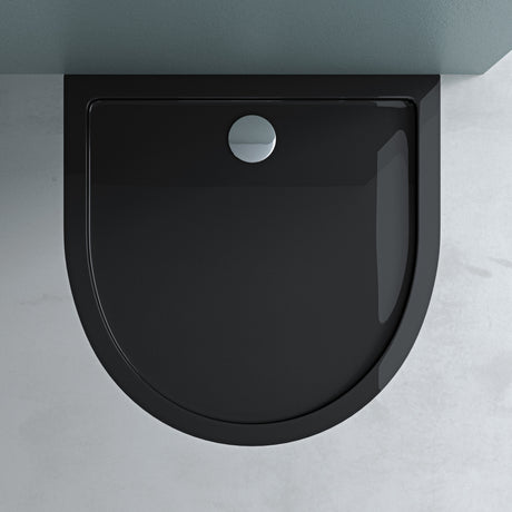 Receveur de douche Glasvilla en acrylique, forme : demi-cercle, Faro4