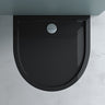 Receveur de douche Glasvilla en acrylique, forme : demi-cercle, Faro4